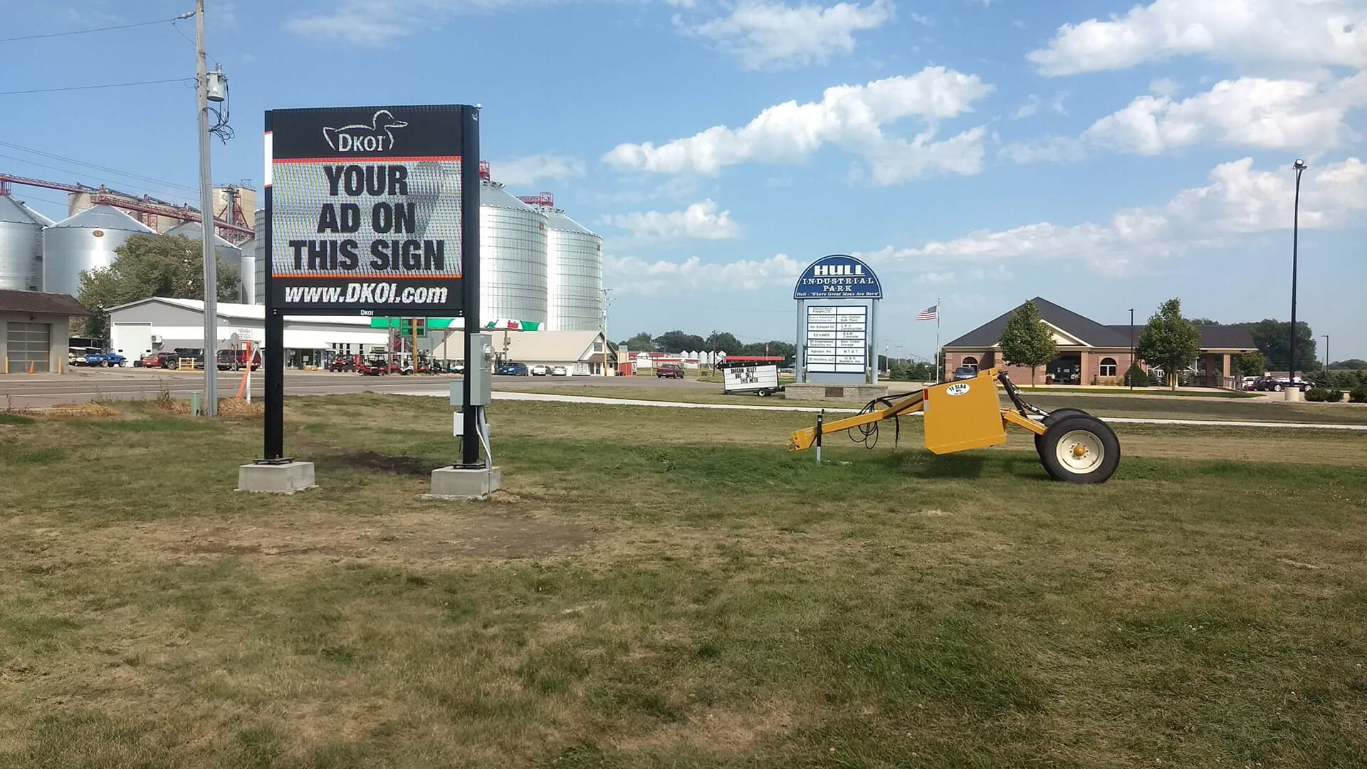 Hull, Iowa - 8' x 8' Double Sided Billboard