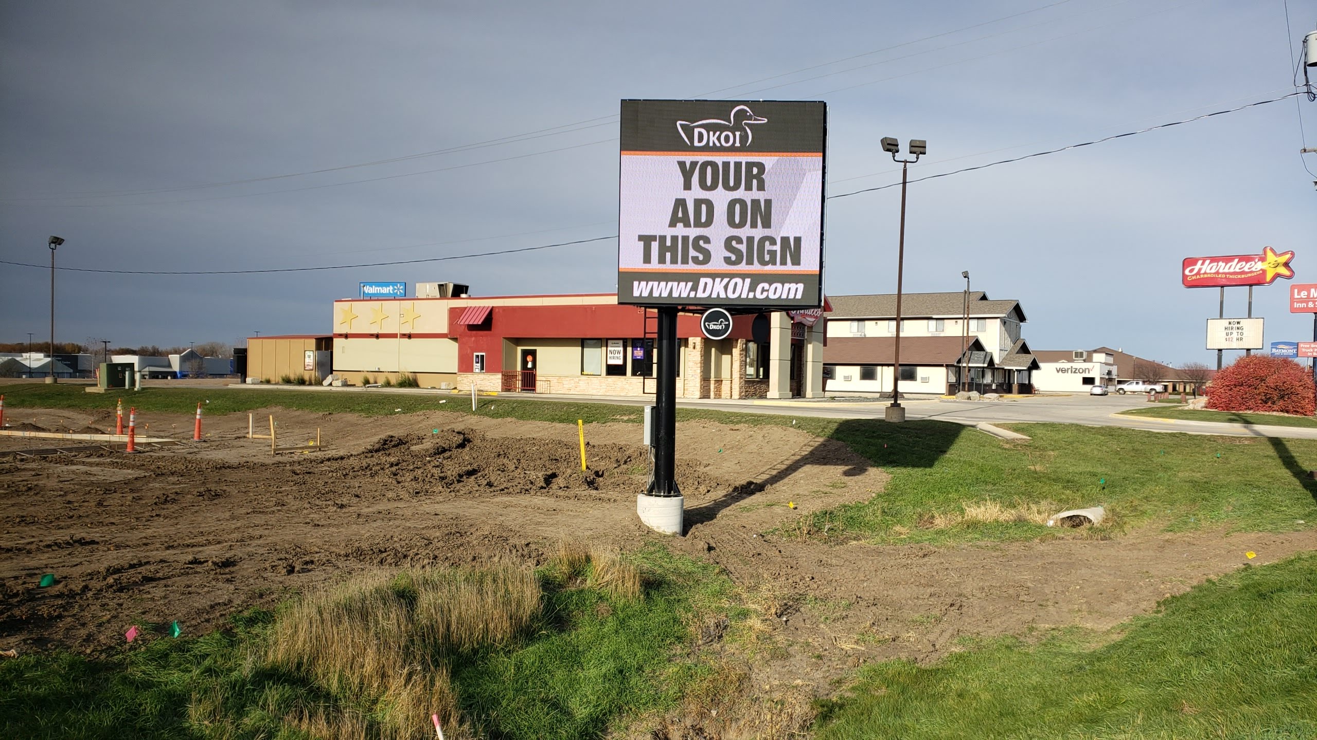 Le Mars, Iowa - 12' x 12' Double Sided Billboard